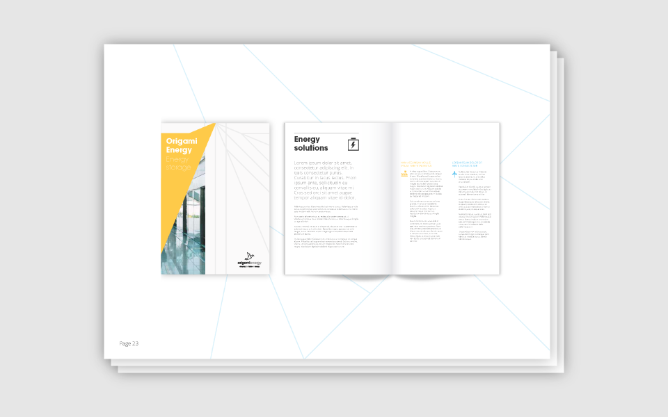 Brand guidelines example page 10