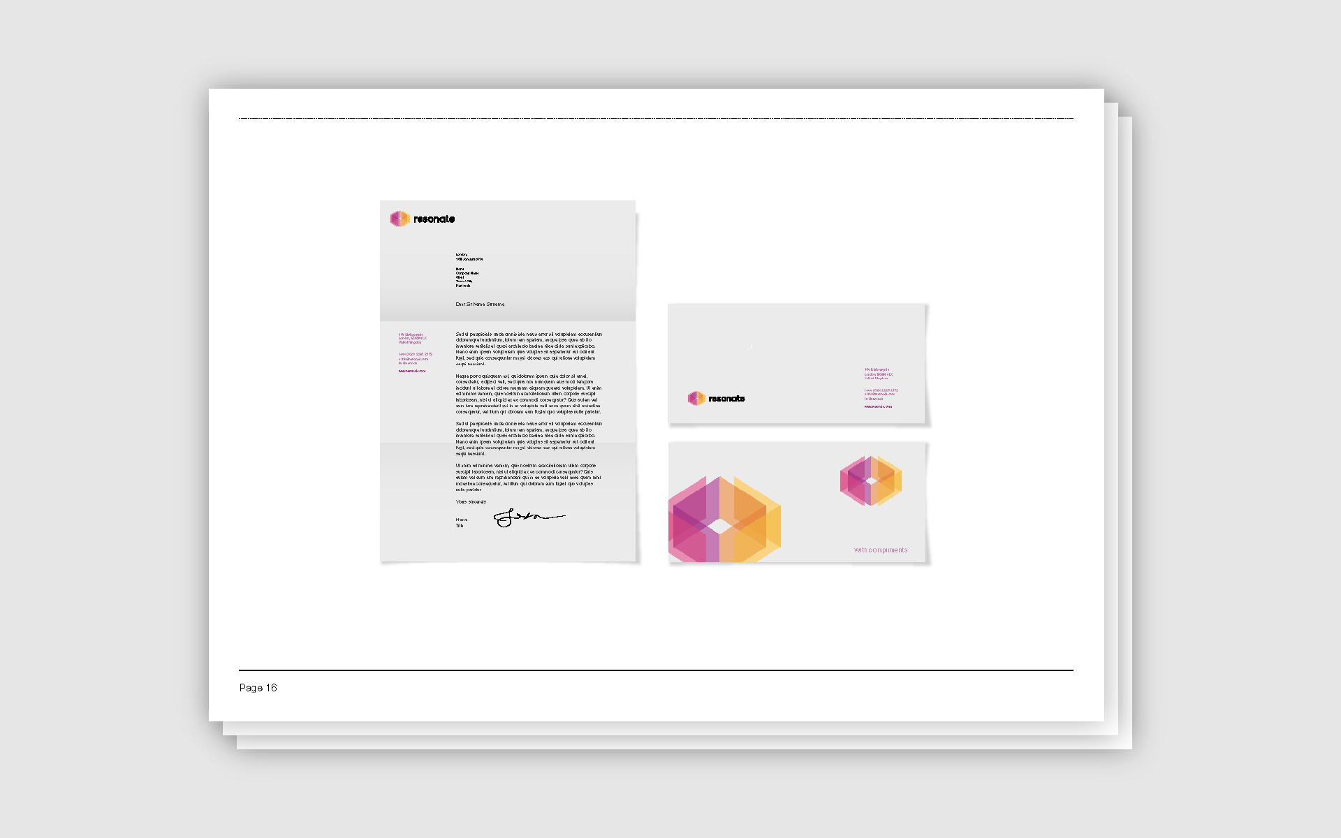Brand guidelines example page 10
